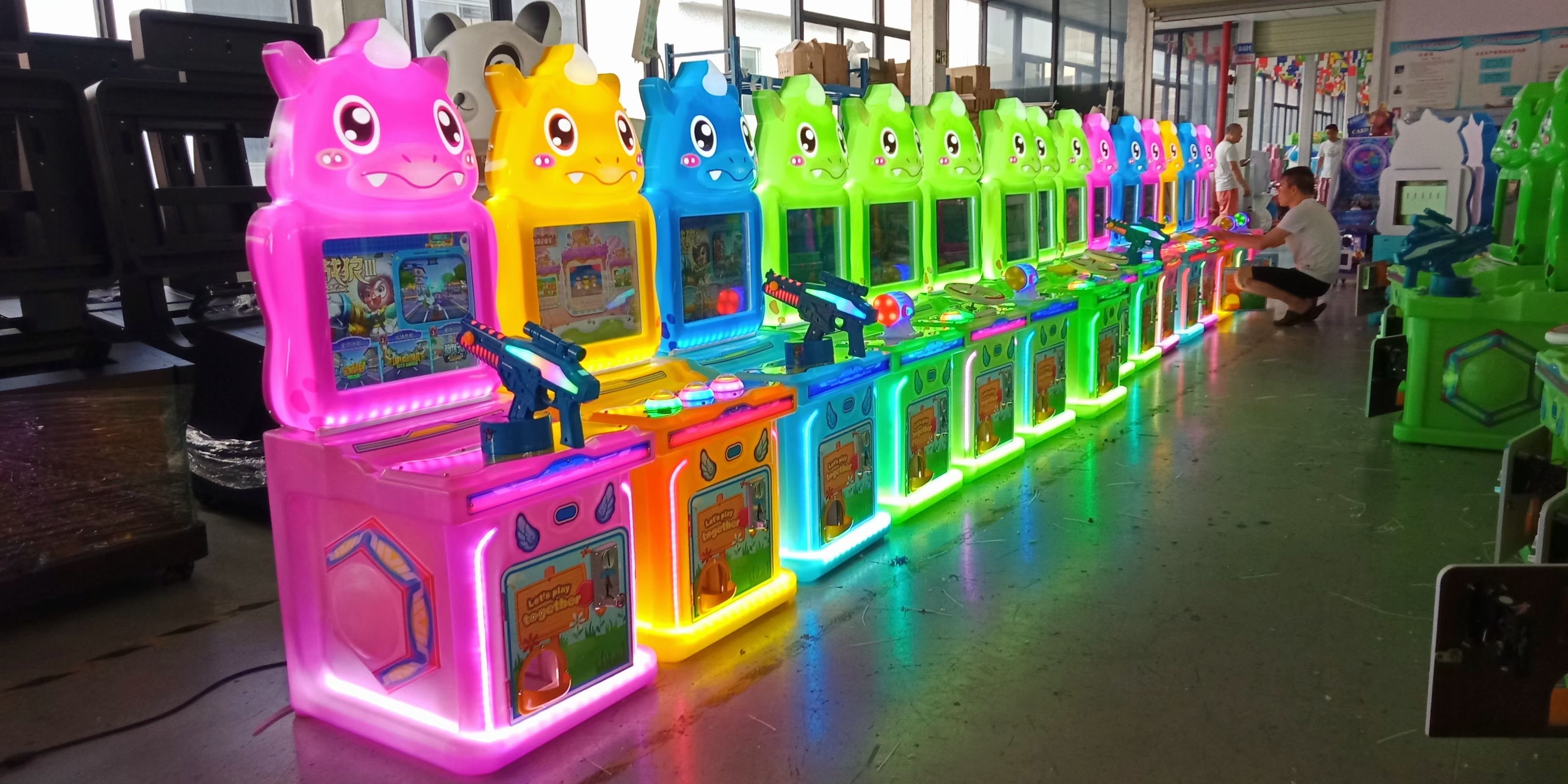 Dreamland factory sales baby racing car/ gun shooting/ pat music/ fishing/ panduora arcade kids game machine