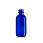 2 Oz Cobalt BLUE Boston Round Pump Bottles W/ Black Plastic Mini Trigger Spray