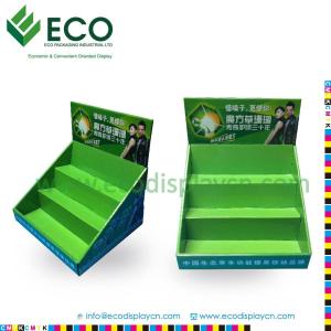 Quality China Manufacture Wholesale 3 Tier Cardboard Book Counter Display wholesale