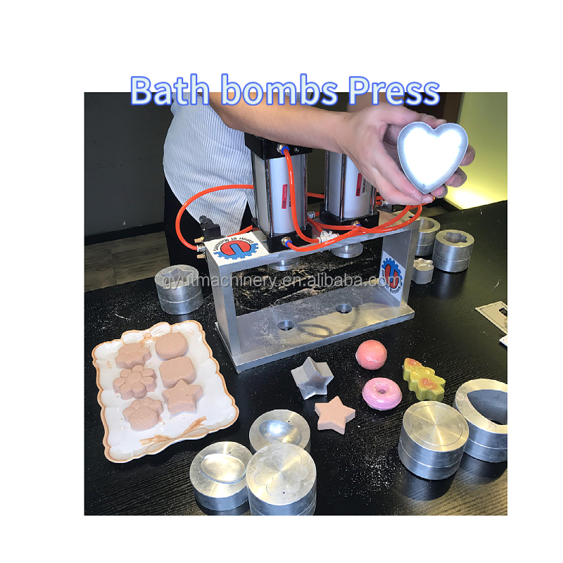 Customized Shape Homemade Bath Bombs Making Hand Manual Fizzy Bombs Press Machine