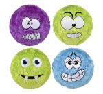 Unisex 6" Purple Furry Monster Plush Round Ball Stuffed Animal Toy Alien PVC