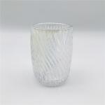 Iridescence Glass Bathroom Accessories Set Swirl For home hotel usage