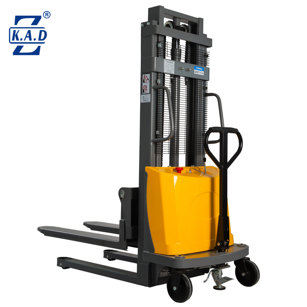 KAD 1 Ton 3M Hand Stacker Stoving Varnish Semi Electric Lift Stacker