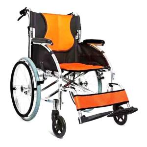 Quality Folding Transport Lightweight Wheelchair Manual 24 Inch Wheelchair wholesale