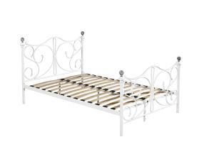 Quality Modern Durable Wooden Slat Bed Frame Electrostatic Powder Coating wholesale