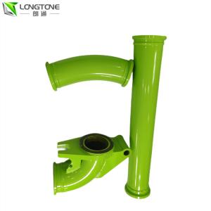 Quality Sermac Concrete Pump Parts First Casting Elbow 7 Inch Double Layer wholesale