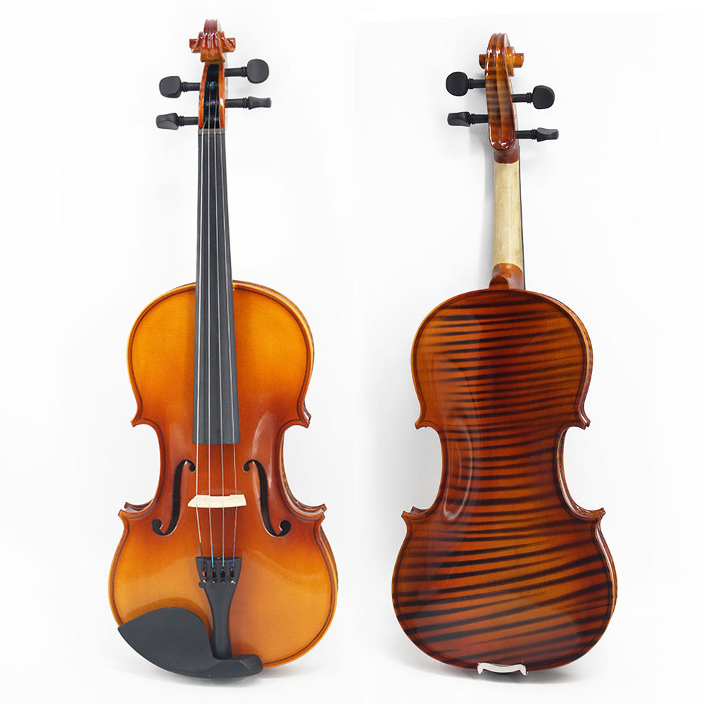 professional grade Violin Flame Maple Violin For Sale German old violin 4/4 china factory Why is China the largest manuf