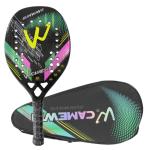 3K Carbon Fiber Beach Tennis Racket Rough Grit Surface Tennis Padel with