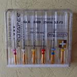 Dental Endodontic Gold Taper Niti Rotary Files For Root Canal Treatment