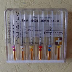 Quality Dental Endodontic Gold Taper Niti Rotary Files For Root Canal Treatment wholesale