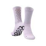 Sporty Style Men's Cotton Nylon Mix Grip Cushion Football Socks with Customized