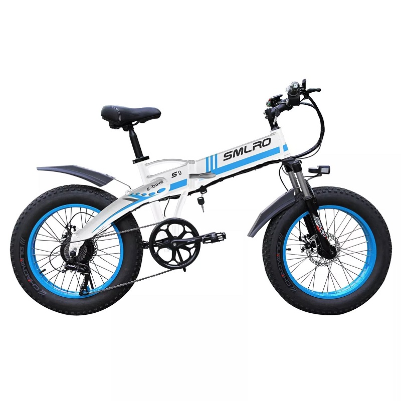 Smlro S9 20 Inch Fat Tire Folding Electric Bike With 500W 10.4AH Battery