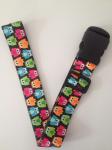 Multifunction Cotton Material Personalised Luggage Straps 40 Incehs Long