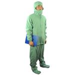 Dust Proof Military Unisex 4L 100D 130g ESD Garment