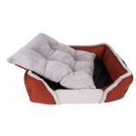 Multiple Color Pet Den Bed Cozy Plush Interior Anti - Static Cotton Material