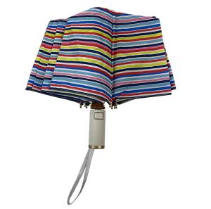 Quality 21 Inches Travel Auto Open And Close Umbrellas With Golden Frame wholesale