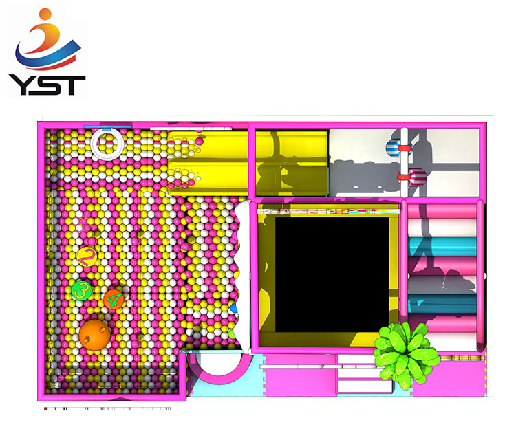 Inflatable Indoor Soft Play Equipment Stainless Steel Screws Easy To Fade
