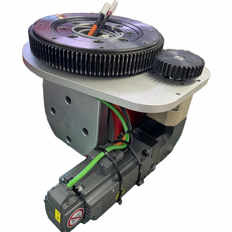 High Load 1.5T Horizontal Robot AC Motor Drive Wheel 180mm For Agv System