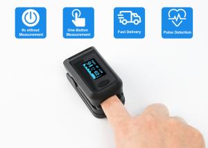 China Small Digital Fingertip Pulse Oximeter , Blood Oxygen SpO2 Saturation Sports Pulse Oximeter on sale