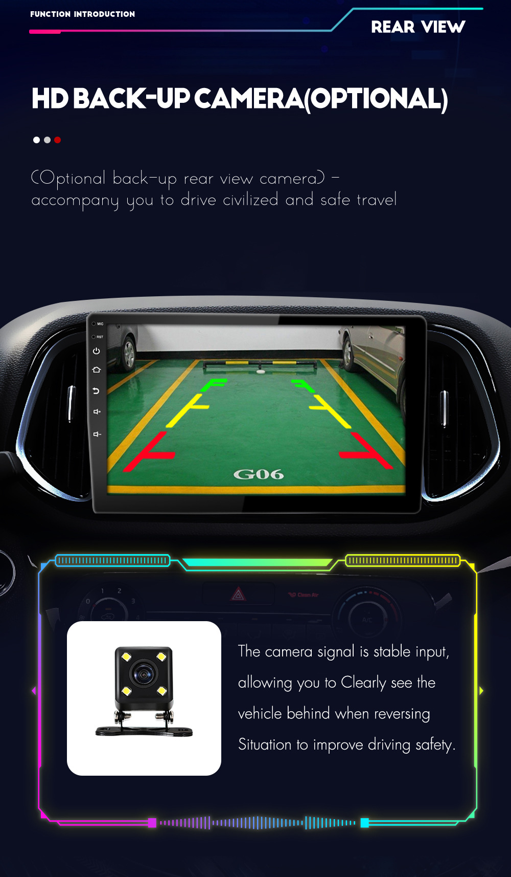 Universal 9'' 4 64G Android Car Radio with Intelligent System and GPS Navigation