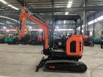 Widely Turning Mini Excavator Machine 1280kg Operating Weight Unit Swing Speed