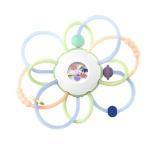 Children's silicone puzzle education toys, baby boiled gum grinding stick, hand