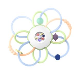 Quality Manhattan Ball Dental Glue Baby Dental Glue Baby Tooth Grinding Stick Hand Grab Ball Sound Puzzle Toy wholesale