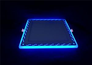 Quality Square Led Flat Panel Downlight 24 Watt Domestic Decorative Double Color wholesale