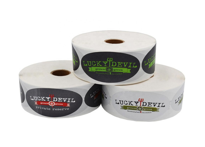Anti - Ultraviolet Custom Adhesive Labels Permanet Glue PET Material For Bottle