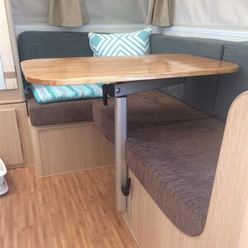 HWHongRV Height Adjustable Campervan Table Leg with swivel of table mount for the RV & Marine is made of Aluminum Alloy
