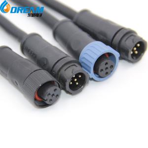 Quality NEW M Series Connector M12 Connector Power Cable Male Female Electrical Connector wholesale