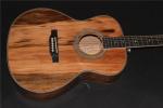 AAAA all Solid imported apple wood OM body style acoustic electric guitar