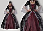 Vampires Of Versailles 1083 Womens Halloween Costumes , Gray Red Scary Halloween