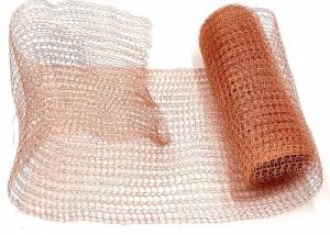 Quality Filter Elements Gas Liquid Copper Knitted Wire Mesh High Strength wholesale