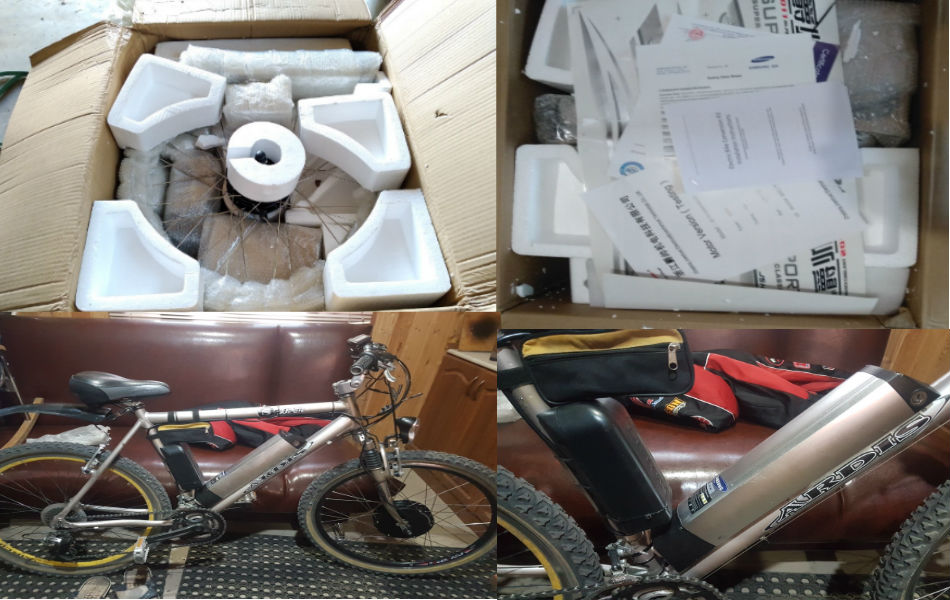 250-1000W Electric Road Bike Conversion Kit With 20" 26" 700C Wheel Motor