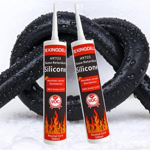 Quality Waterproof Clear Silicone Sealant Flame Retardant Neutral Glass Sealant Glue wholesale