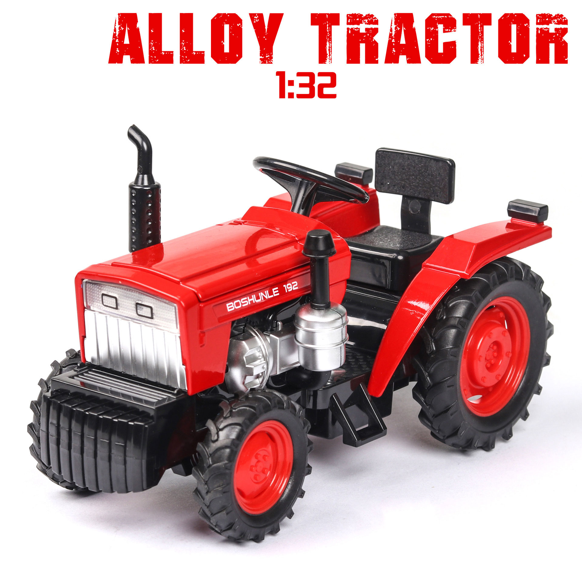 1 32 Scale Friction Toy Car Models for Farm Tractor Acousto-Optic Door Opening Children's Toy
