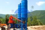 High Productivity Skip Hoist HZS50 Concrete Batch Mix Plant