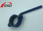 Blue Color Metal castings Prop Nut with Handle Painted