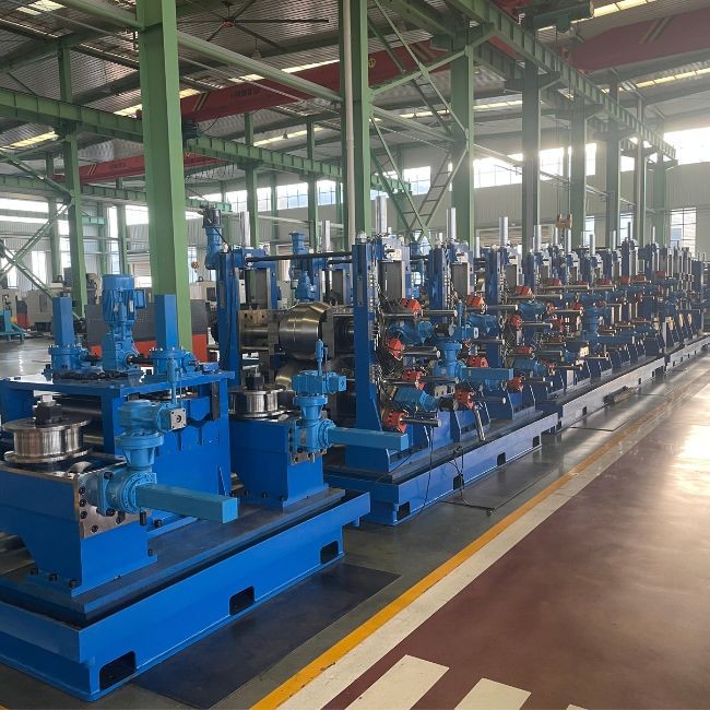 20-50m/min Welded Tube Mill Line High Speed Roll Forming Machine For Small Diameter Tubes