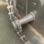 Non Metallic Chain Sludge Scraper Equipment 0.37kw For Urban Sewage Treatment