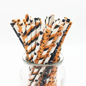 Quality 4mm Diameter Disposable Paper Drinking Straws For Party wholesale