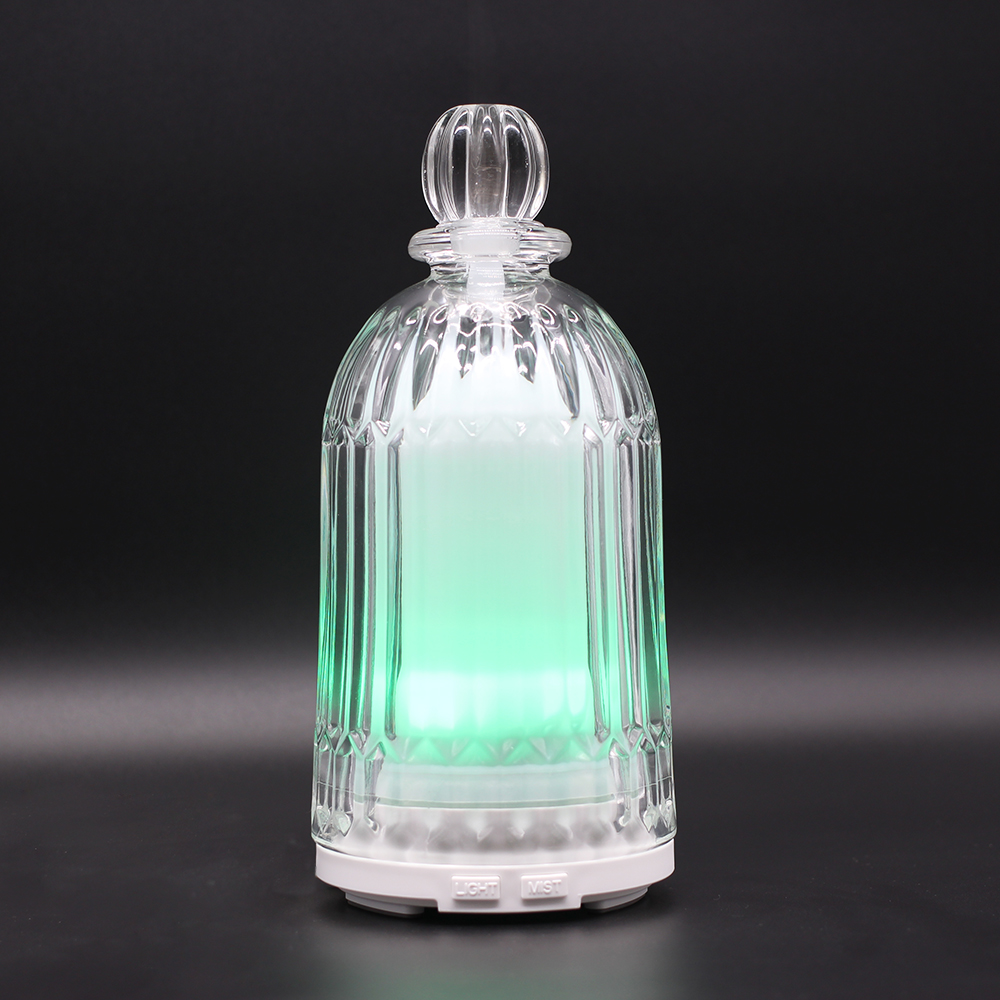 HOMEFISH OEM Dropshipping Multicolored 120ml Glass Humidifier Essential Oil Diffuseur Scent Diffuser Machine