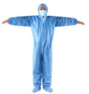 Quality Flame Resistant Disposable Isolation Gowns , Breathable Disposable Coveralls wholesale