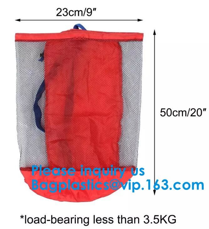 Nylon Mesh Net Drawstring Bag Mesh Pouch Organic Mesh Produce Bags With Custom Logo,Reusable Eco Friendly Nylon Drawstri