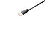 Non-Grounding European VDE 2 Prong Round Pin 2.5A Waterproof Plug Power Cord