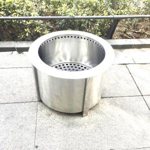 Quality 304 Outdoor Stainless Steel Portable Fire Pit 19.5 Inch Garden BBQ wholesale