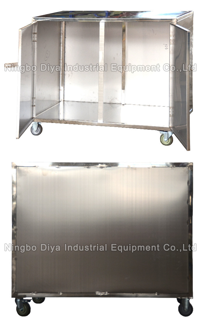Stainless Steel Mobile Lean Trolley Box For Working Container