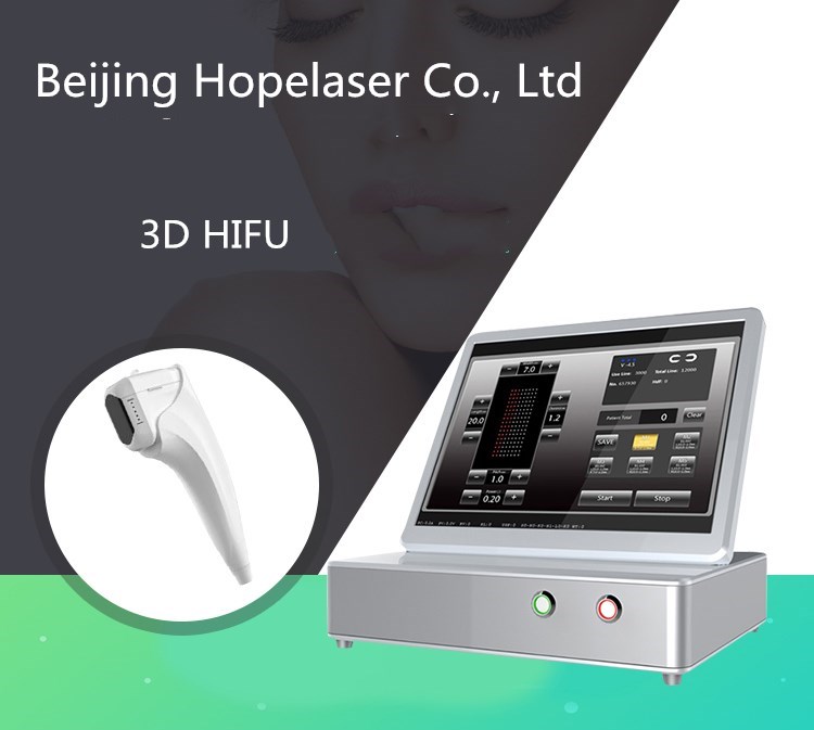 Effective 3D hifu face lifting machine/11 lines 3d hifu wrinkle removal machine for sell