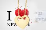 Heart Pendant Necklace Fashion Jewelry for Women Stainless Steel Necklace